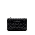 CHANEL JUMBO CLASSIC DOUBLE FLAP LAMBSKIN BLACK SHW