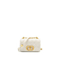 DIOR CARO S FLAP BAG CALFSKIN WHITE GHW