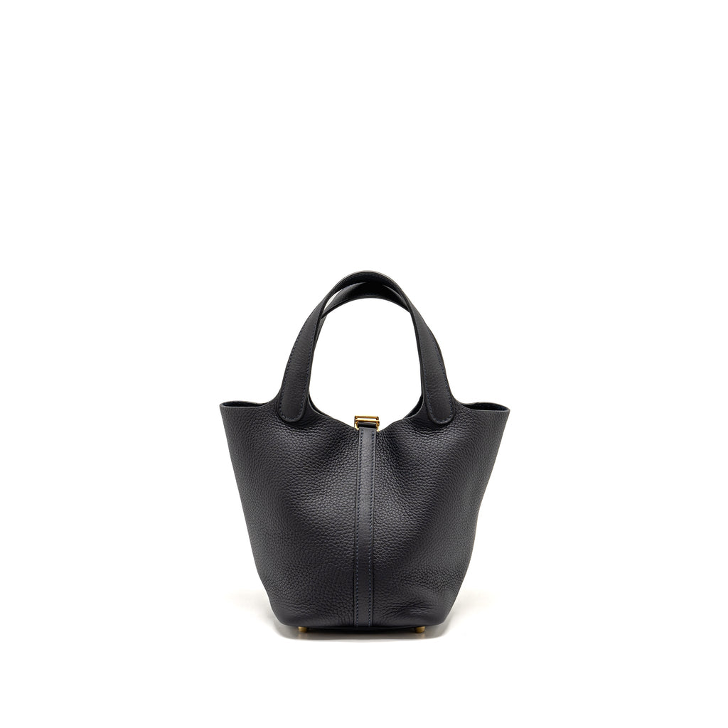 Hermes Picotin 18 Lock Bag Clemence Caban GHW