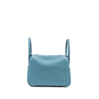 Hermes Lindy 26 Clemence New Blue Jeans SHW