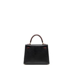 Hermes Kelly 25 Special Order Epsom Black/Rough H LGHW