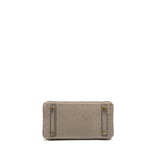HERMES BIRKIN 25 OSTRICH GRIS TOURTERELLE GHW
