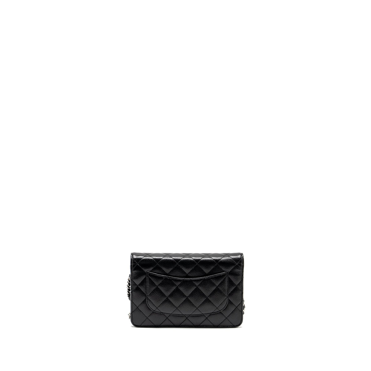 CHANEL CLASSIC WALLET ON CHAIN CAVIAR BLACK SHW