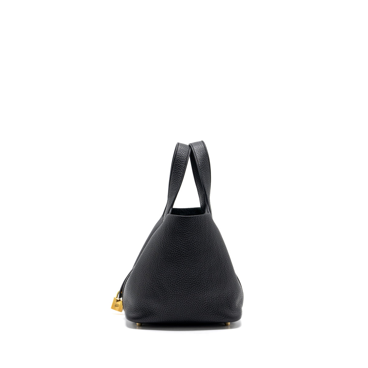 Hermes picotin 18 lock bag clemence black GHW
