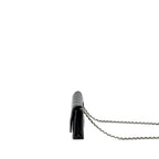 CHANEL CLASSIC WALLET ON CHAIN LAMBSKIN BLACK SHW