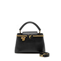 LOUIS VUITTON CAPUCINES MM CALFSKIN BLACK GHW