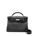 HERMES KELLY MAXI 42 TOGO BLACK SHW
