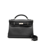 HERMES KELLY MAXI 42 TOGO BLACK SHW