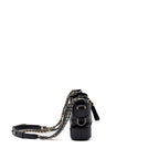 CHANEL SMALL GABRIELLE HOBO BAG AGED CALFSKIN BLACK MULTICOLOURED HARDWARE