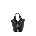 Hermes picotin 18 lock bag clemence black GHW