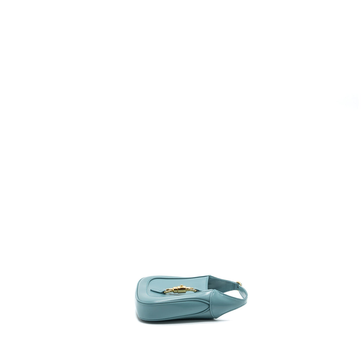 GUCCI JACKIE 1961 MINI SHOULDER BAG LEATHER BLUE GHW