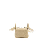 Hermes Mini Lindy Ostrich 3C Parchemin SHW