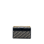 DIOR 30 MONTAIGNE BAG BLUE DIOR OBLIQUE JACQUARD CANVAS/ LEATHER GHW