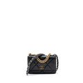 CHANEL 19 WALLET ON CHAIN LAMBSKIN BLACK MULTICOLOUR HARDWARE (MICROCHIP)