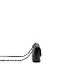 CHANEL MINI RECTANGULAR FLAP BAG CHEVRON CAVIAR BLACK SHW