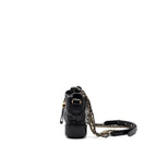 CHANEL SMALL GABRIELLE HOBO BAG AGED CALFSKIN BLACK MULTICOLOURED HARDWARE