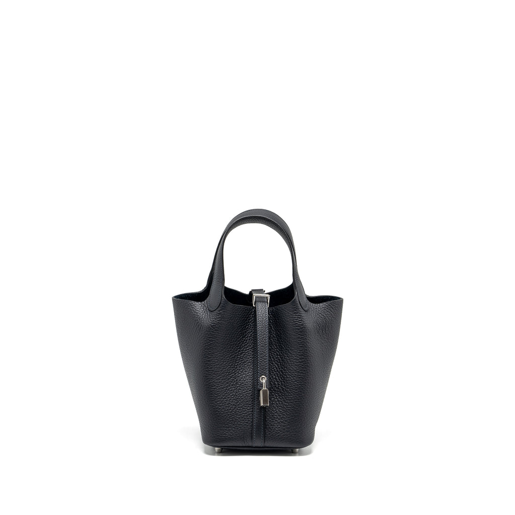 Hermes picotin 18 lock bag clemence Caban SHW