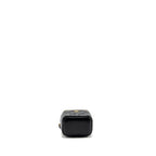 CHANEL PEARL CRUSH MINI VANITY WITH CHAIN LAMBSKIN BLACK WITH GHW