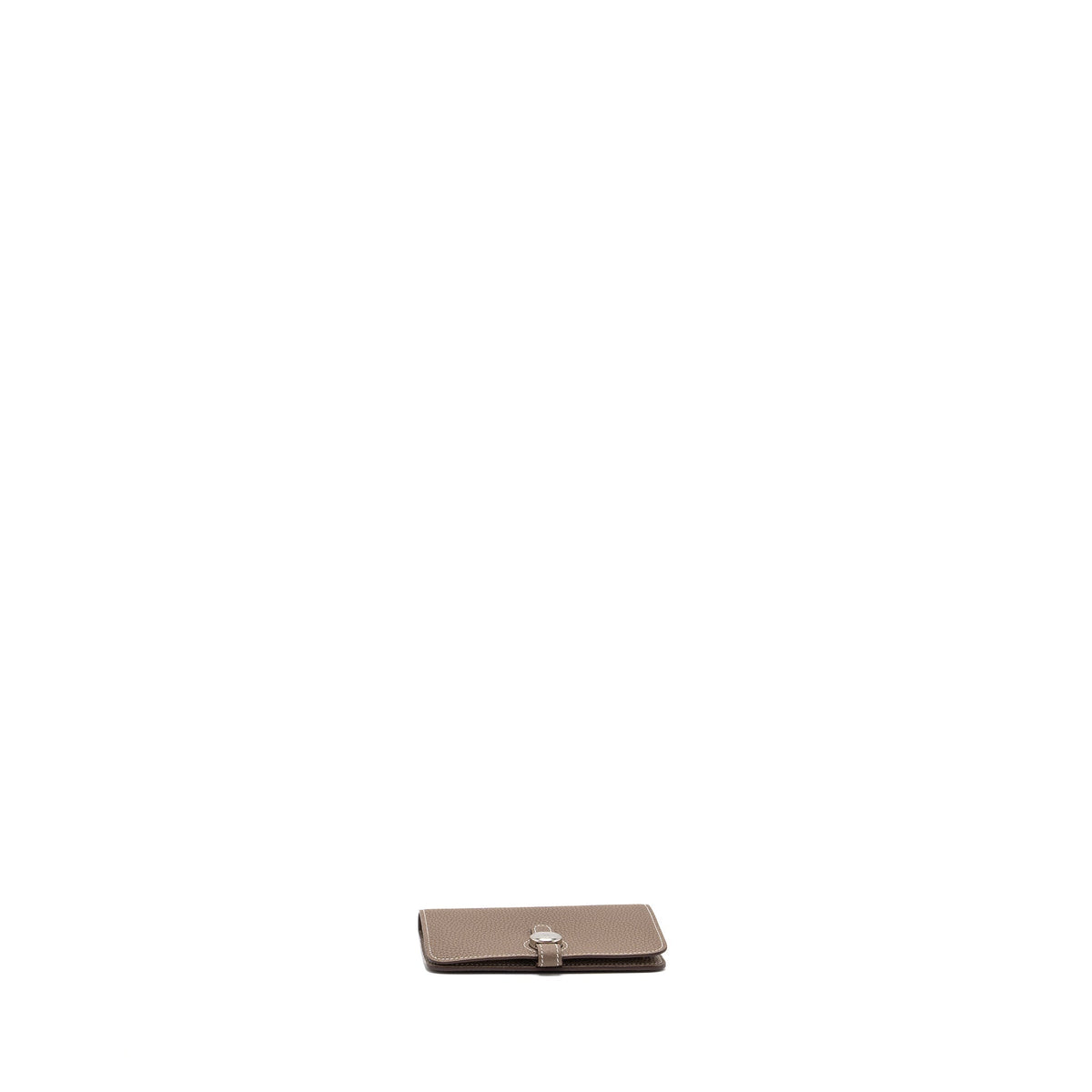 Hermes Dogon Compact Wallet Togo Etoupe SHW