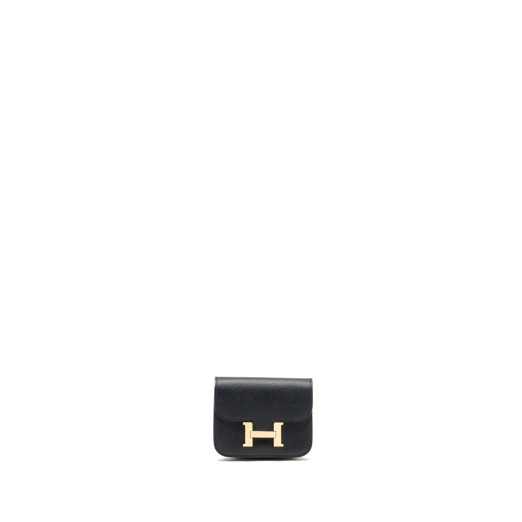 Hermes Constance Slim Epsom Black RGHW