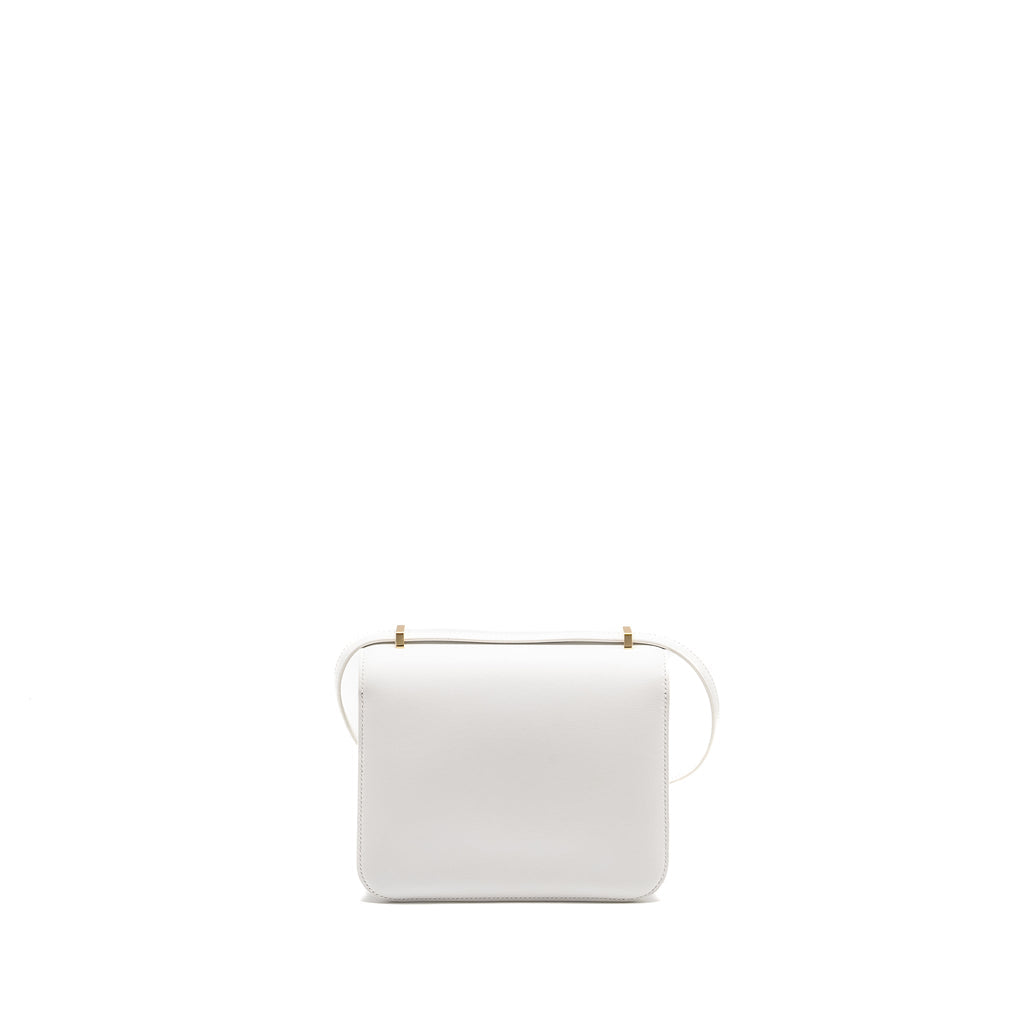 Hermes Mini Constance Swift New White LGHW
