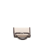 Hermes Kelly 25 Canvas/Swift Moka SHW