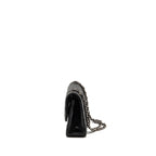 CHANEL MEDIUM CLASSIC DOUBLE FLAP BAG LAMBSKIN BLACK SHW