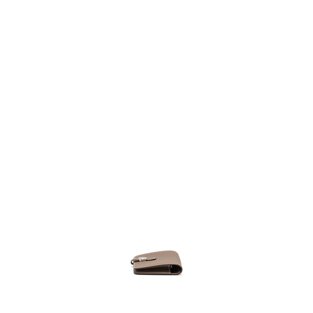 Hermes Dogon Compact Wallet Togo Etoupe SHW