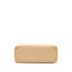 CHANEL CERF TOTE BAG GRAINED CALFSKIN BEIGE GHW