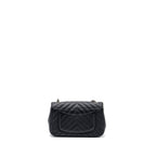 CHANEL MINI RECTANGULAR FLAP BAG CHEVRON CAVIAR BLACK SHW