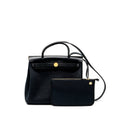 HERMES HERBAG 31 ZIP BAG CANVAS/LEATHER BLACK GHW