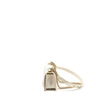 CHANEL SMALL BOY BAG CAVIAR WHITE LGHW