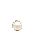 CHANEL 23C ROUND CLUTCH LAMBSKIN WHITE LGHW (MICROCHIP)