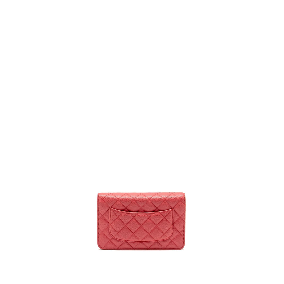 CHANEL CLASSIC WALLET ON CHAIN CAVIAR PINK GHW