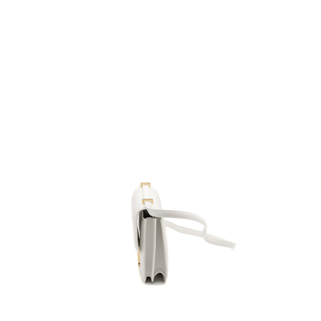 Hermes Mini Constance Swift New White LGHW