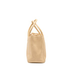 CHANEL CERF TOTE BAG GRAINED CALFSKIN BEIGE GHW
