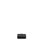 CHANEL 19 COMPACT WALLET LAMBSKIN BLACK GHW (MICROCHIP)