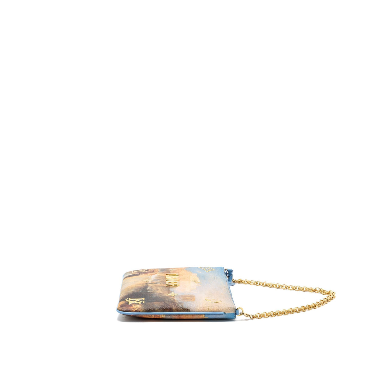 LOUIS VUITTON JEFF KOONS CHAIN POUCH MULTICOLOR GHW