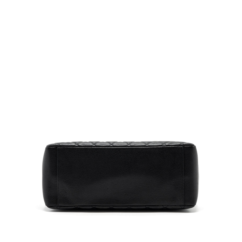 CHANEL GRAND SHOPPING TOTE CAVIAR BLACK SHW