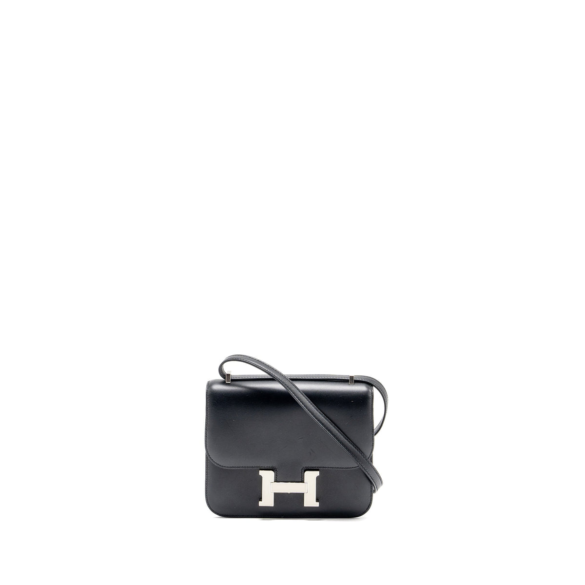 HERMES MINI CONSTANCE ALLEGRO BLACK / WHITE SHW
