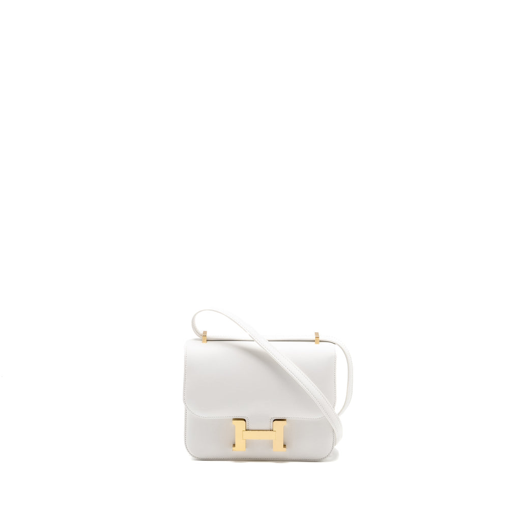 HERMES MINI CONSTANCE SWIFT NEW WHITE LGHW