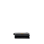 CHANEL 19 WALLET ON CHAIN LAMBSKIN BLACK MULTICOLOR HARDWARE