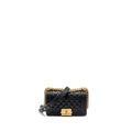 CHANEL SMALL BOY BAG CAVIAR BLACK GHW(MICROCHIP)