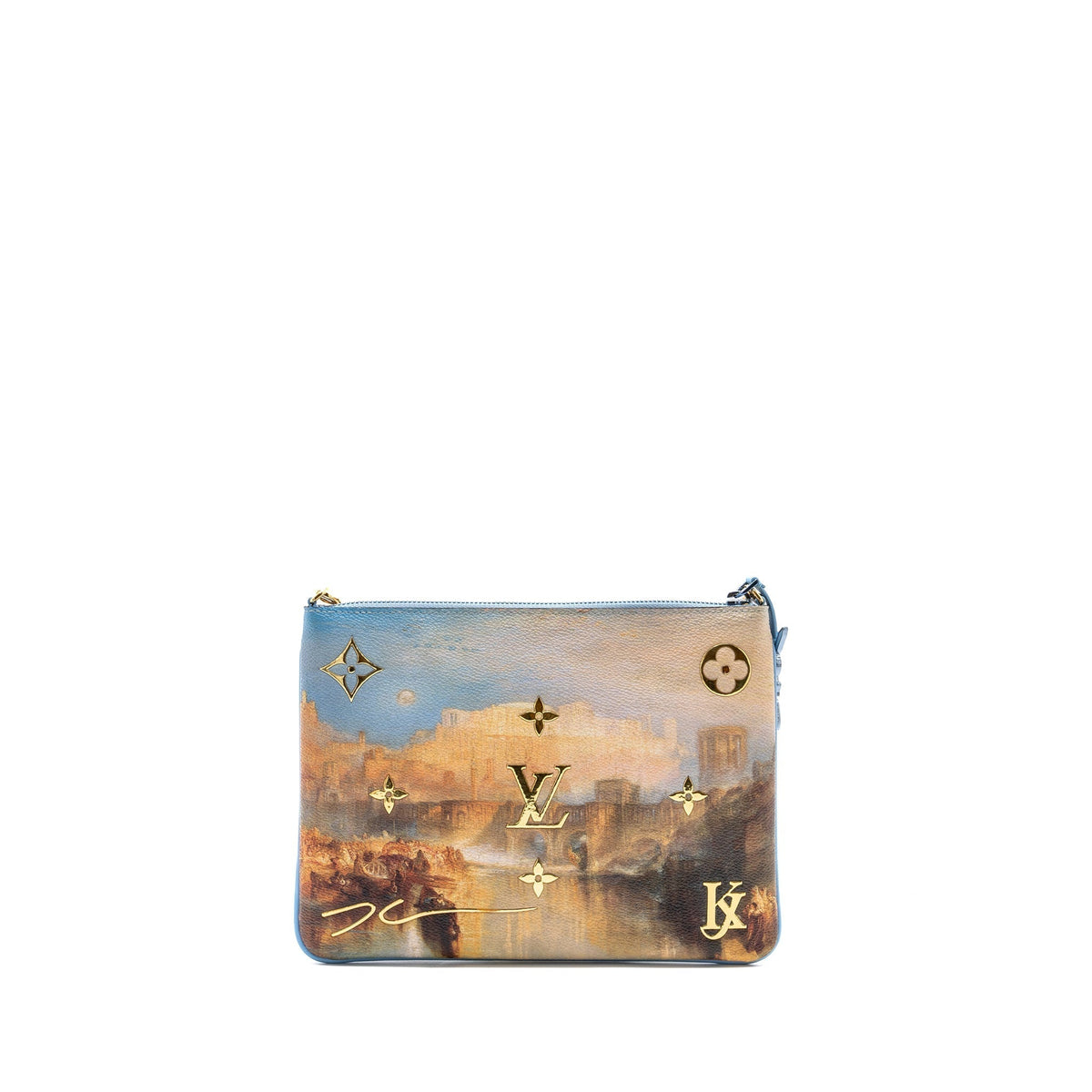 LOUIS VUITTON JEFF KOONS CHAIN POUCH MULTICOLOR GHW