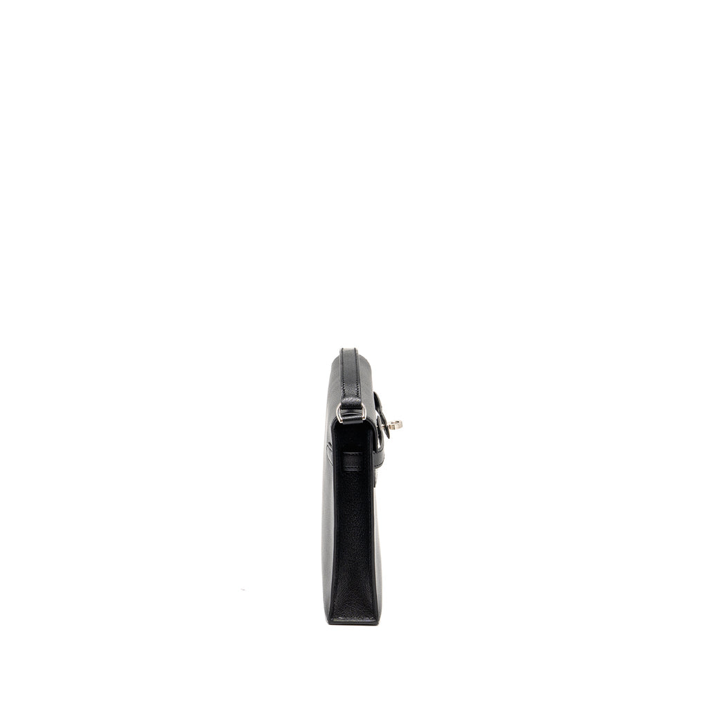 HERMES KELLY ELAN CHÈVRE CHAMKILA BLACK SHW