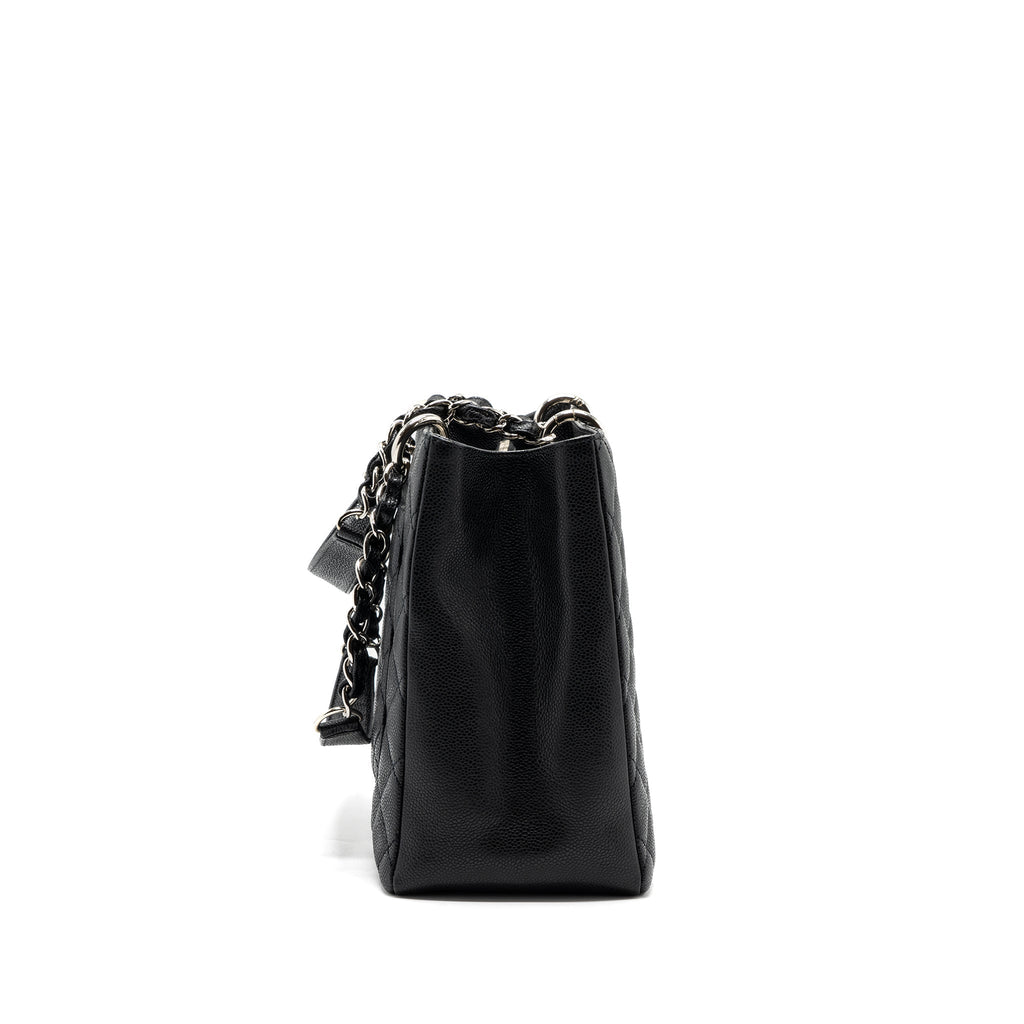 CHANEL GRAND SHOPPING TOTE CAVIAR BLACK SHW