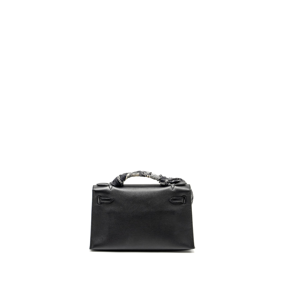 Hermes Kelly Pochette Swift Black SHW