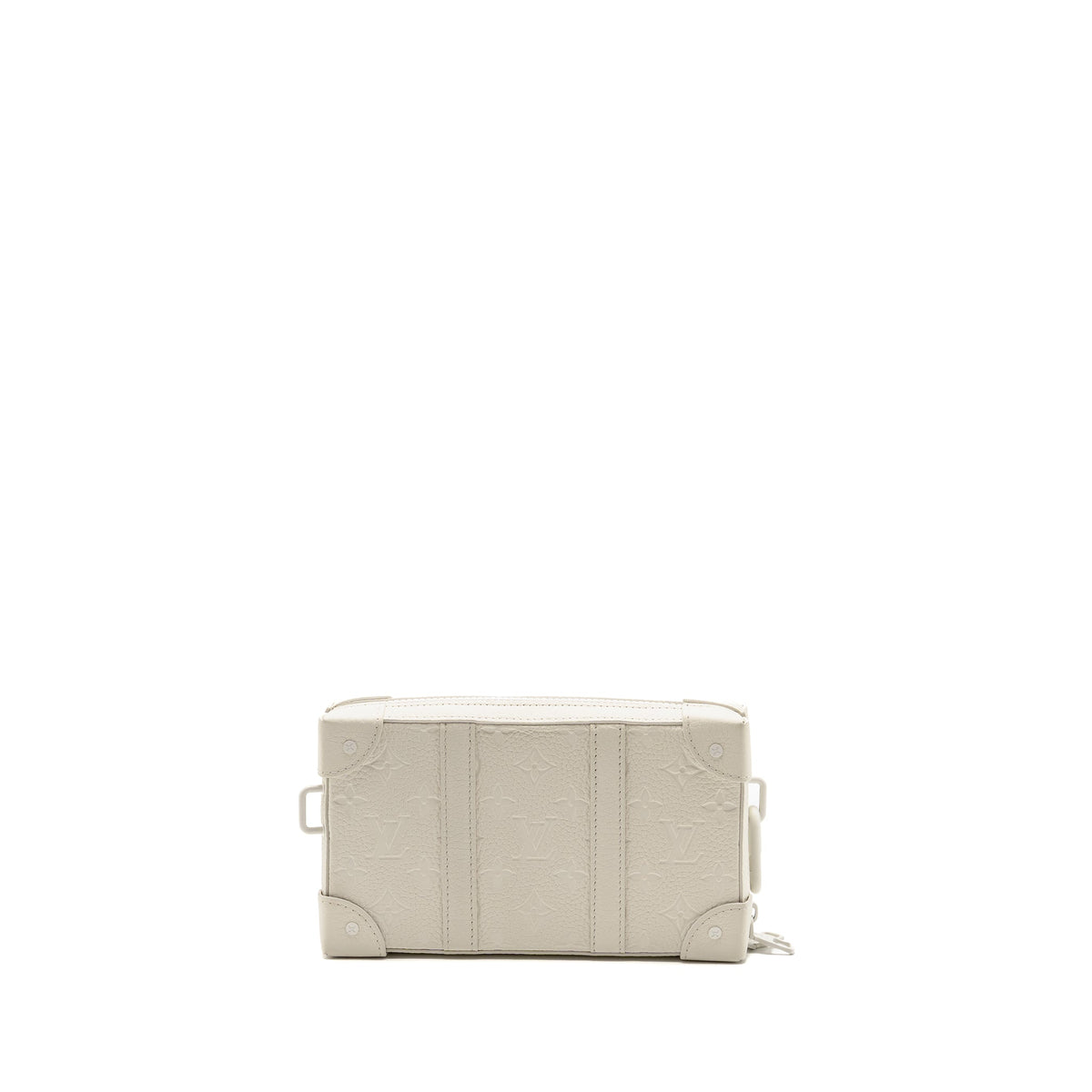 Louis Vuitton LV friends soft trunk Taurillon leather white/multicolour white hardware