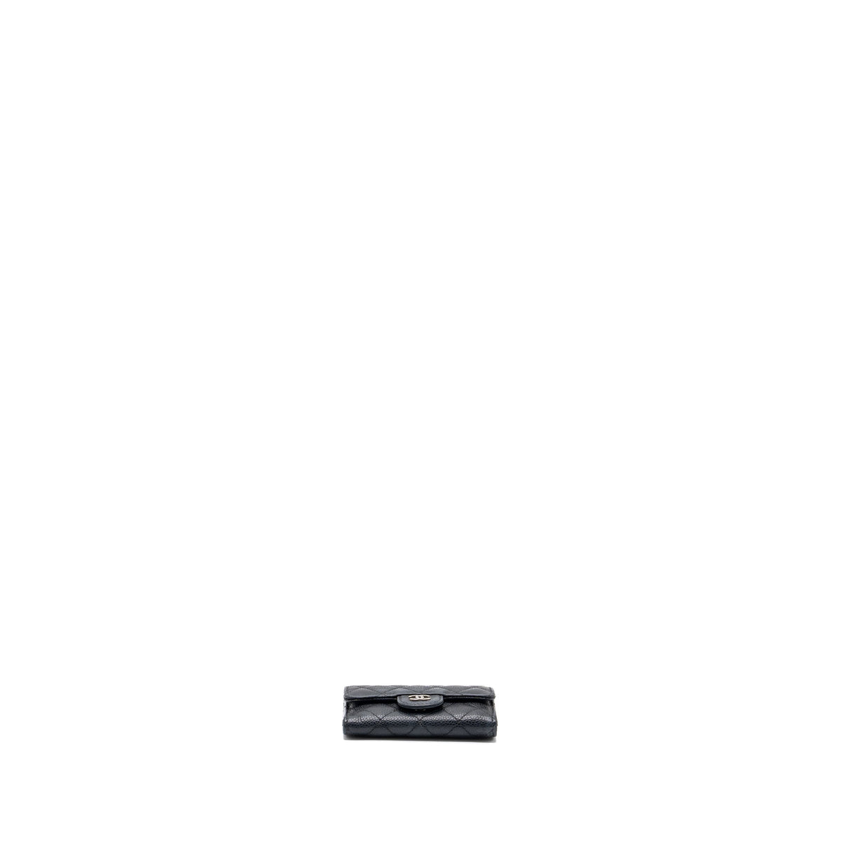 CHANEL CLASSIC FLAP CARD HOLDER CAVIAR BLACK SHW