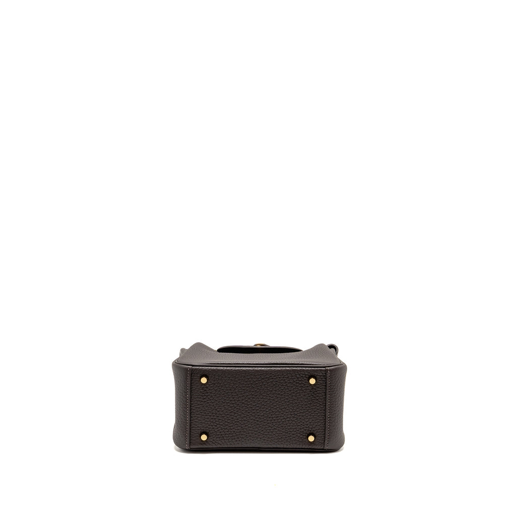 Hermes Mini Lindy II Clemence T3 Bai-Brun LGHW